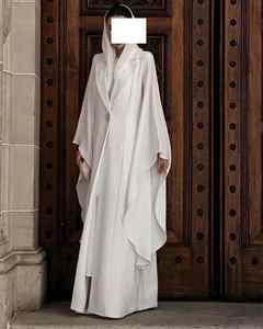 U.CHIC 2024 été élégant soie à manches longues Anti-rides à la main prière Abaya robe pour femmes musulmanes adultes traditionnel - Product Image 1