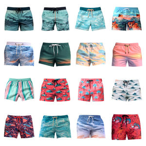 Short de plage décontracté et léger à séchage rapide pour homme, ceinture élastique, poches pour le surf, la natation, l'été - Product Image 5