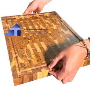 Planche à découper en bois d'acacia naturel de qualité supérieure, blocs à découper pour les restaurants, vente en gros auprès d'un fabricant vietnamien - Product Image 4