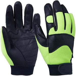 Guantes de carreras de dedo completo Unisex de alta calidad, equipo de deportes al aire libre de Palma de cuero sintético transpirable para todoterreno MTB Motocross - Product Image 1