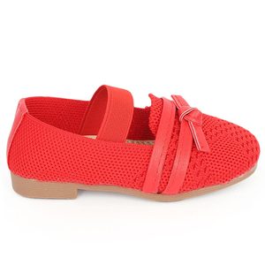 Girls Fancy <b>Pumps</b> (A2269) - <b>Red</b> - Product Image 2