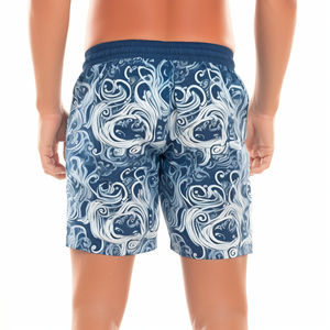 Fashion <b>Men</b> Mash Anti-wrinkle Sports <b>Shorts</b> Casual Custom Logo Elastic Waist Running Quick Dry Breathable Side <b>Shorts</b> - Product Image 2