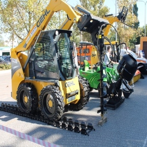 รถตักล้อยาง GEHL Skid Steer Loader R220 ดีเซล 4 ตัน รับน้ำหนักได้ 4 ตัน สีเหลือง อุปกรณ์ก่อสร้าง ระบบ PLC เกียร์แบริ่ง บำรุงรักษาง่าย - Product Image 6