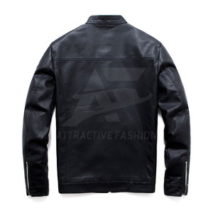 Casual Winter <b>Jacket</b> With Modern Street Fashion Look For Premium <b>Men</b> <b>Leather</b> <b>Jacket</b> Collection - Product Image 3