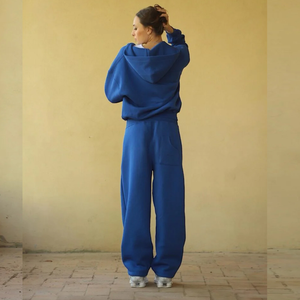 Baggy Zip up Tracksuit <b>Men's</b> 80% Cotton Fleece 20% Polyester Heavyweight Comfortable 500 GSM Oversize Track <b>Suit</b> <b>Men</b> Zipper - Product Image 6