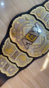 เข็มขัดแชมป์มวยปล้ำแบบหนัก รุ่นสั่งทำพิเศษ ปี 2023 คุณภาพสูง ทำจากหนัง/โลหะผสม สำหรับผู้ใหญ่ เหมาะสำหรับยูโดและเทควันโด 1 ชิ้น - Product Image 6