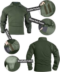 Traje táctico ligero, transpirable y reforzado para una mayor movilidad, protección completa y rendimiento superior - Product Image 4