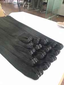 Venta al por mayor mejor precio sedoso lujo Vietnam cabello humano piel trama paquetes hueso recto 8-28 pulgadas Minh Khang pelo - Product Image 4