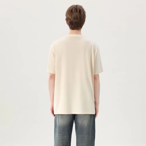 T-shirt unisexe à col rond en maille respirante 300 g/m² pour l'été 2025, idéal pour l'impression de logos – T-shirt pour homme - Product Image 2