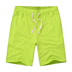 Shorts de survêtement pour hommes, personnalisés en gros, décontractés, teinture unie, à carreaux, longueur genou, avec cordon de serrage et poches, séchage rapide et respirant - Product Image 2