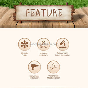 Clôture en <span class=keywords><strong>bois</strong></span> composite de haute qualité, très vendue, pour la maison et le jardin, imperméable et résistante au soleil - Product Image 6