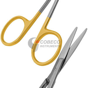 Ciseaux chirurgicaux à iris de précision, en acier inoxydable, micro-précision, courbés, autoclavables - Product Image 5