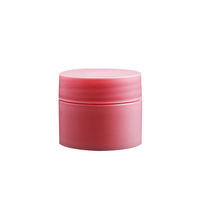 Bouteille de pot de crème mate rose 10g bouteille vide en matériau PP