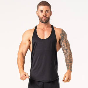 <b>Men</b> Muscle Tank Top Cotton Blend Breathable Fabric OEM Logo Print <b>Gym</b> Training <b>Vest</b> Private Label Bulk Orders <b>Gym</b> Stringer <b>Vest</b> - Product Image 1