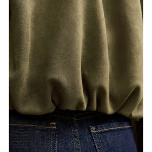 Blouson Bomber en Toile Respirant et Coupe-Vent Personnalisé pour Femme, Service OEM avec Logo Personnalisé, Couleurs Personnalisées, Mode Hiver/Automne - Product Image 5