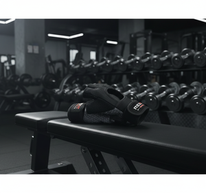 Rexfit Sports Gym Workout Glove Men Full Palm Protective Gloves Anti-Slip Silicone <b>Grip</b> with Cushion Padding for <b>Weight</b> Training - Product Image 4