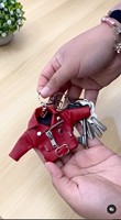 Porte-clés mini-veste formelle en cuir véritable personnalisable POWER HINT de haute qualité pour la maison et la voiture, cadeau toutes saisons