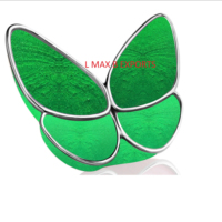 Urnes funéraires papillon couleur perle verte pour cendres humaines