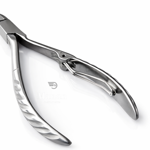 Stainless Steel Curved <b>Cuticle</b> Nipper Professional Nail <b>Trimmer</b> Precision Manicure Pedicure Tool OEM Custom Logo - Product Image 3