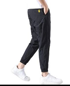 Pantalon de jogging décontracté léger pour homme, idéal pour l'été, avec fermeture éclair, 100 % coton, pour le sport – Vente en gros - Product Image 5