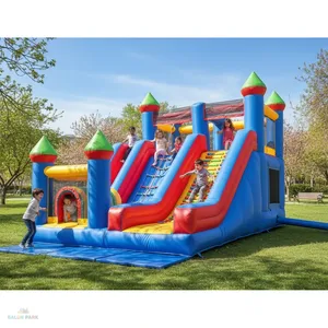 <b>Large</b> Outdoor Inflatable <b>Roller</b> Slide Amusement Equipment - Product Image 5
