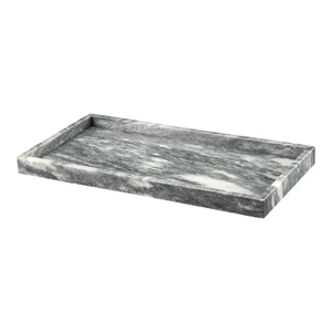 ถาดเก็บเครื่องสำอางหินอ่อนสไตล์เรียบง่ายถาดใส่ของในห้องน้ำ - Product Image 3