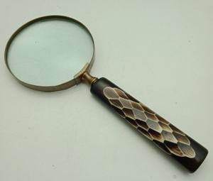 Lupa básica de metal y vidrio con mango personalizado para candelabros, linternas, tarros de velas - Product Image 5