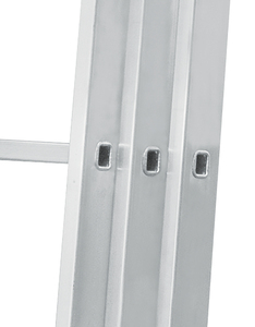 Escalera Extensible Triple de Aluminio Elbe Industry 3x6m para Seguridad en Almacenes Exteriores, Fabricada en Turquía - Product Image 3