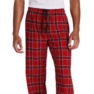 Men Classic Flannel Lounge Red Pants - Soft, Warm, and Stylish <b>Sleep</b> Pants with Elastic Drawstring Waist, Ideal for Home Comfort - Product Image 5
