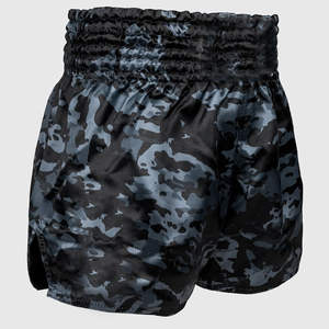 Shorts de Muay Thai en satin de qualité supérieure, fabrication sur mesure, vente en gros, fabricant de shorts de boxe thaïlandaise, service OEM avec expédition en vrac dans le monde entier. - Product Image 4