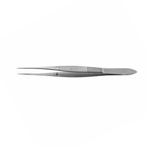 Pinzas de Iris Graefe, 4 pulgadas (10cm), puntas serradas STR, 1x2 dientes - Product Image 5