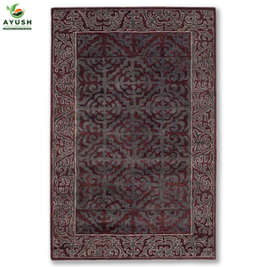 Contemporary Wool <b>Rugs</b> Handtufted Woolen Area <b>Rugs</b> for Living Room Bedroom & Hallway - Product Image 2