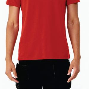 Camiseta de cuello redondo ajustada a la moda para hombre, camiseta de Hip Hop de algodón 100%, camiseta de manga corta con patrón sólido, ropa de calle informal, diseño en blanco - Product Image 6