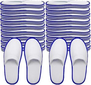 Pantoufles de qualité supérieure en tissu de coton multicolore au design attrayant Pantoufles d'hôtel jetables écologiques du Bangladesh - Product Image 5