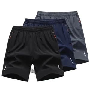 New Arrival Summer Sports <b>Shorts</b> for <b>Men</b> Comfortable Elastic Waist Breathable Fitness Joggers Solid <b>Men's</b> Athletic Sports - Product Image 3