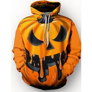 Sudadera con Capucha con Estampado de Estilo Gótico en 3D, Sudadera Holgada Popular, Sudadera con Capucha Holgada de Calle, Chaqueta con Capucha Estampada para Hombre - Product Image 1