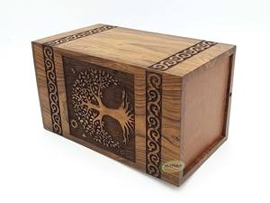 Wooden <b>Memorial</b> <b>Box</b> / Wooden <b>Box</b> for collectibles / Wooden Casket <b>box</b> / Decorative Wooden <b>box</b> - Product Image 5