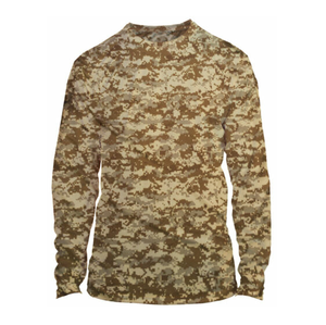 T-shirts camouflage personnalisés pour hommes, coupe classique, OEM, haute qualité, tissu tricoté 100% coton, coupe ajustée, respirants - Product Image 3