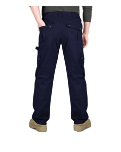 Pantalones de Trabajo para Hombre, 100% Algodón, Cintura Elástica, Ligeros, Impermeables, Resistentes al Polvo, con Detección de Agujas, Ropa de Trabajo sin Costuras - Product Image 3