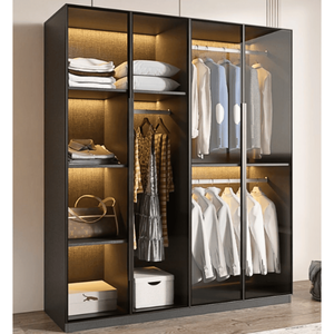 Armoire à portes vitrées Ohaha avec éclairage LED intégré - TCK007 - Product Image 2