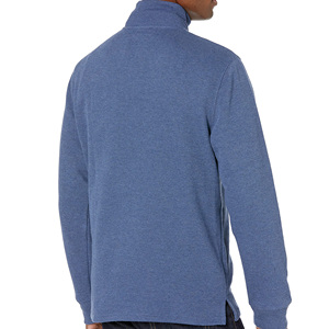 Alta calidad Quarter Zip Pullover Sudaderas Hombres logotipo personalizado Heavyweight Cotton Fleece Half Zip Jumper hoodies hombres - Product Image 2