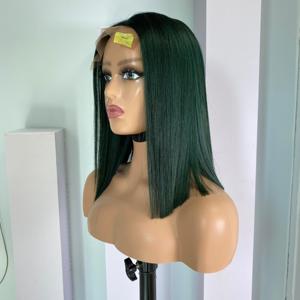 วิกผมแท้มัดผมมนุษย์บริสุทธิ์จากเวียดนามวิกผมตรงลูกไม้สีเขียวใสไม่ผ่านกระบวนการ - Product Image 2