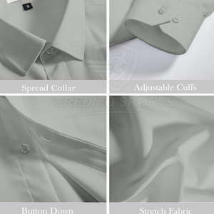 เสื้อเชิ้ตผู้ชายผ้าฝ้ายใส่สบาย ดีไซน์น้ำหนักเบา ผลิตจากผ้าฝ้ายพรีเมียมเนื้อนุ่ม ให้ความสบายในทุกๆ วัน - Product Image 4