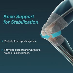 Rodillera con bisagra rígida y tejido tubular de calidad duradera para alivio del dolor de rodilla, a la venta por exportadores - Product Image 2