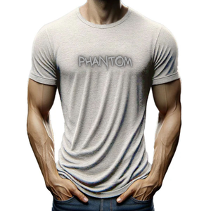 Nueva llegada camiseta de lujo Unisex Logotipo de impresión personalizada cuello simulado camiseta en blanco camiseta de gran tamaño para hombres al por mayor personalizado - Product Image 6