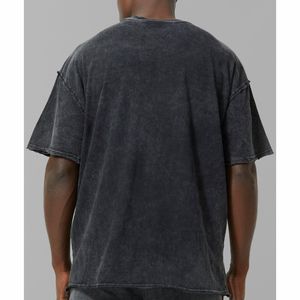 Camiseta para hombre Camisetas vintage de lavado ácido para hombre Camiseta personalizada de talla grande - Product Image 2