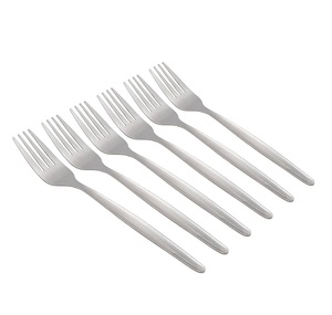 Fourchette à dessert en acier inoxydable 304 à prix raisonnable pour les fêtes, vaisselle, couverts en métal, fourchette de qualité alimentaire - Product Image 1