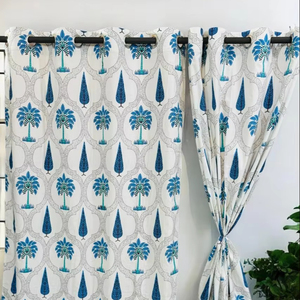 À la mode Élégant De Luxe Rideau Design Moderne En Gros À Bas Prix main bloc pur coton Rideaux pour Chambre fenêtres Cuisine - Product Image 1