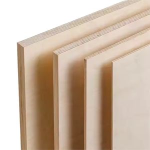 Customized 9-12-15-18-21mm E0 Standard Indoor Furniture Decoration Waterproof Birch <b>Plywood</b> Rubber Core For Living Room Bedroom - Product Image 1