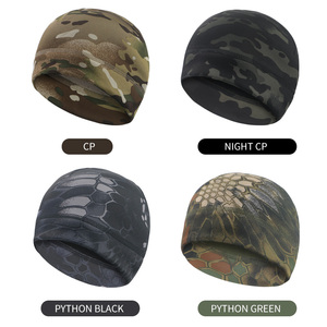 Gorro táctico de camuflaje de poliéster 100% Unisex, gorros cálidos térmicos de lana de invierno para esquiar, ciclismo, lazos de frutas, dibujos animados - Product Image 4